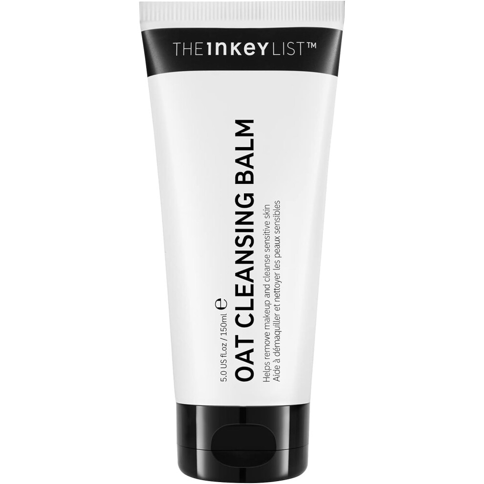 The Inkey List Oat Cleansing Balm 150ml / Dissolves Makeup / Gentle Cleanser / Fragrance Free / Suitable For All Skin Types