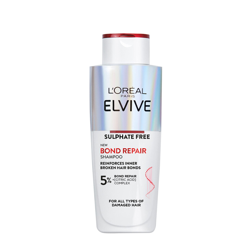 L'OrÃal Paris Elvive Bond Repair Shampoo by L'Oreal Paris, for Damaged Hair, for Deep Repair, Bonding Hair Care, 200ml