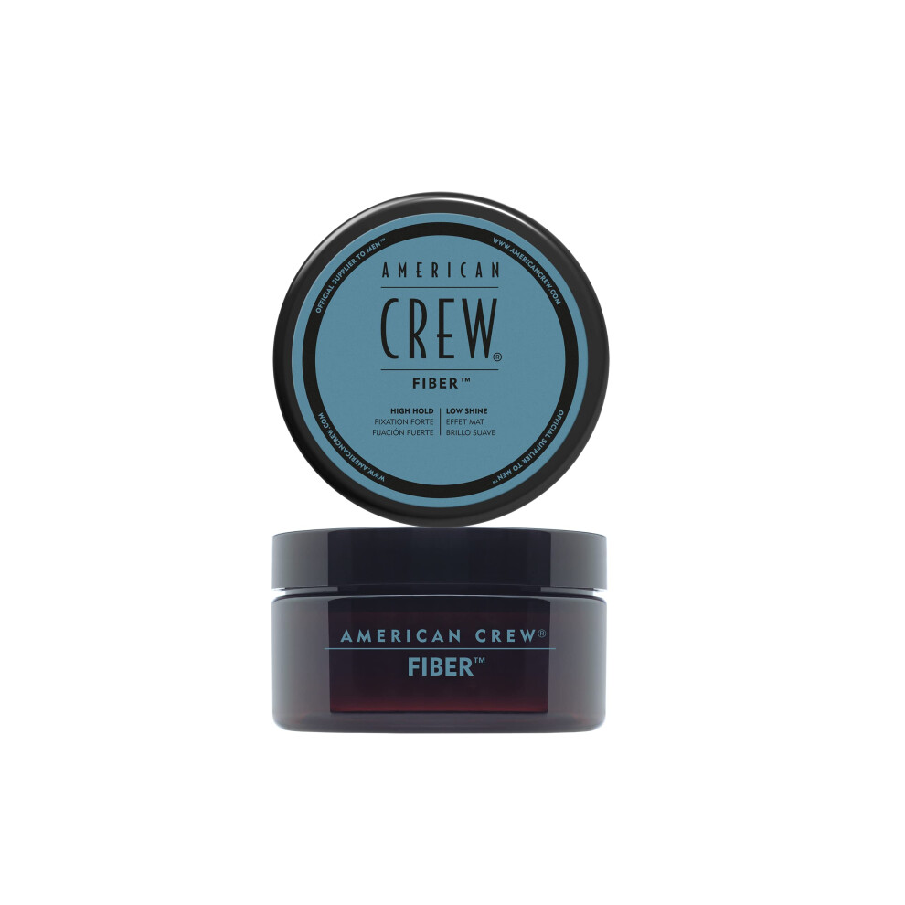 American Crew Fiber High Hold with Low Shine, Gifts for Men, for Thickening and Texture, Matte Finish, Hair Styling Wax for Men - 85 g