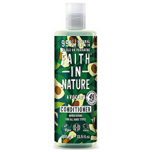 Faith In Nature Natural Avocado Conditioner, Nourishing, Vegan & Cruelty Free, No SLS or Parabens, for All Hair Types, 400ml