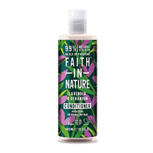 Faith In Nature Natural Lavender & Geranium Conditioner, Balancing for Normal Hair & Scalp, Vegan & Cruelty Free, No SLS, Silicones or Parabens, 400ml
