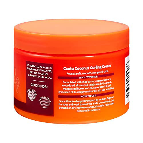 Cantu Cantu Coconut Curling Cream 340g (Packaging may vary) 2