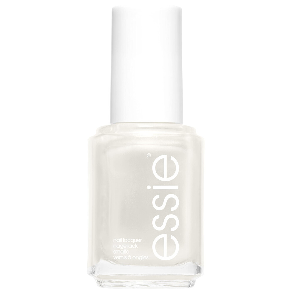 essie Original Nail Polish, 4 pearly white, Shimmer White Nail Polish, 13.5 ml