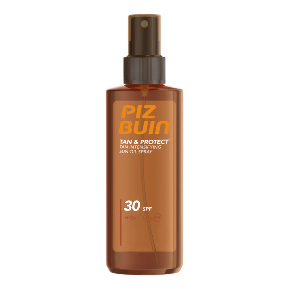 Piz Buin Tan and Protect Tan Accelerating Oil Spray SPF 30 High, 150 ml (Pack of 1)