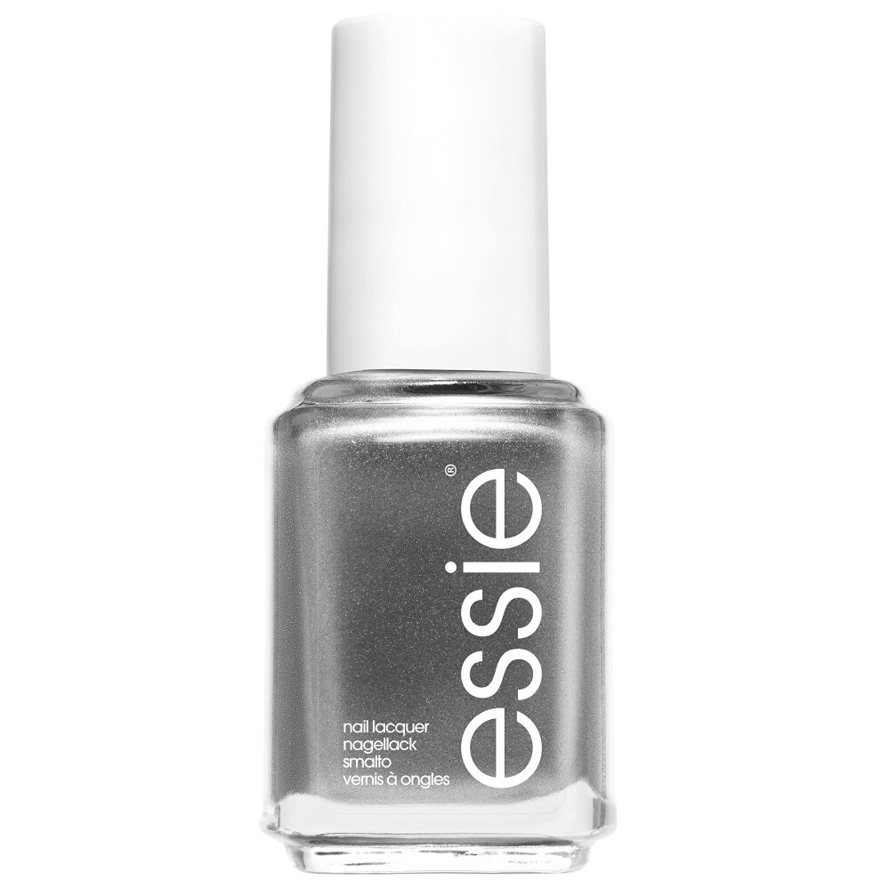 essie Original Nail Polish, 387 apres chic, Silver Metallic Nail Polish, 13.5 ml