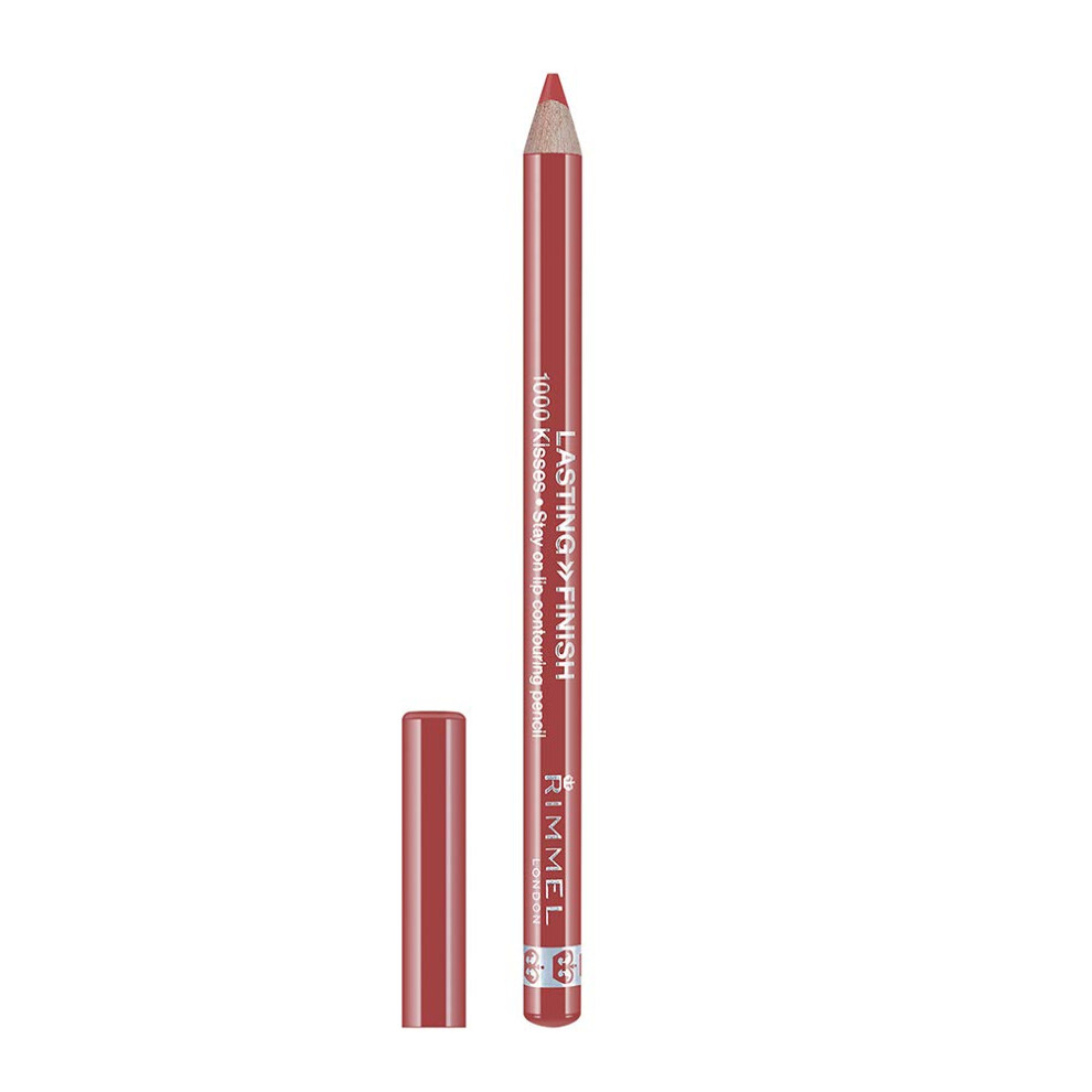 Rimmel London Lasting Finish 1 Kisses Lip Liner, 81 Spiced Nude, 1.2 g