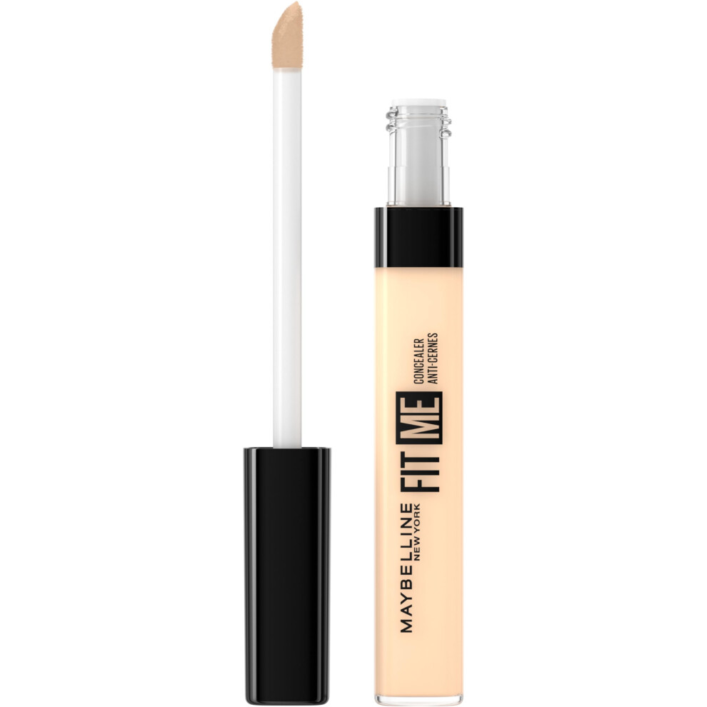 Maybelline Fit Me! Full Coverage Concealer, Matte & Poreless Ultra Blendable, Shade: 06 Vanilla, 6.8 ml