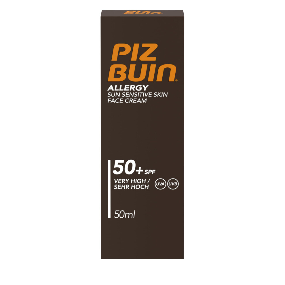 Piz Buin Allergy Sun Sensitive Skin Face Cream SPF50+, 50ml