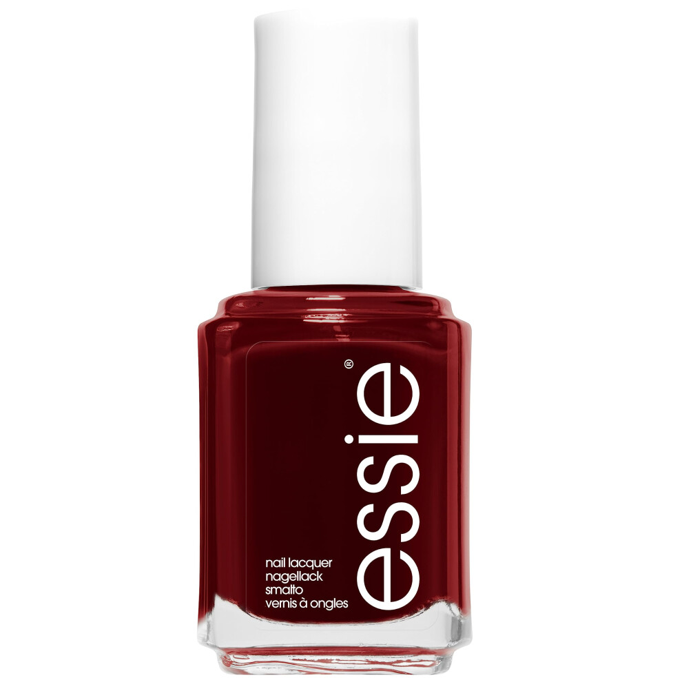 essie Original Nail Polish, 50 bordeaux, Dark Red Nail Polish, 13.5 ml