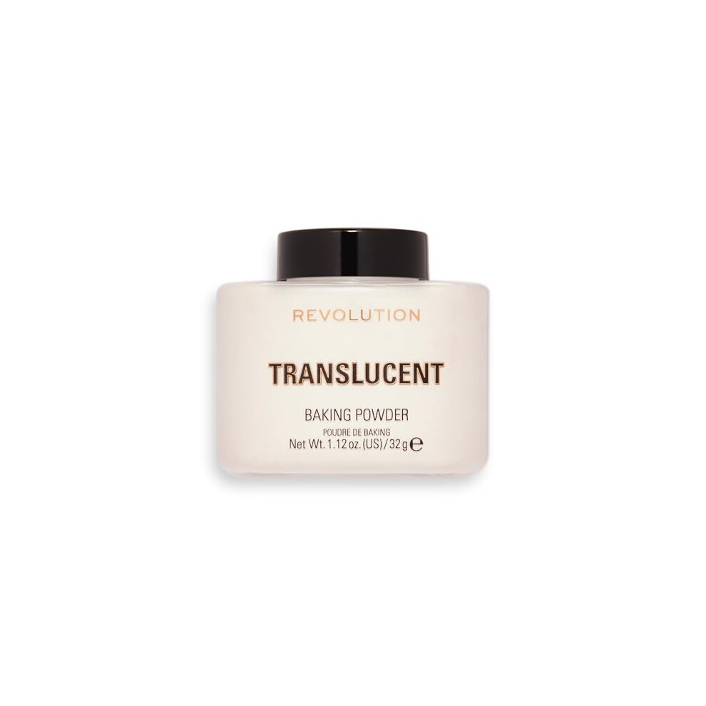 Xx Revolution Beauty London Revolution Beauty London, Loose Baking Powder, Prolongs Makeup Wear, Setting Translucent, For All Skin Tones, 32G