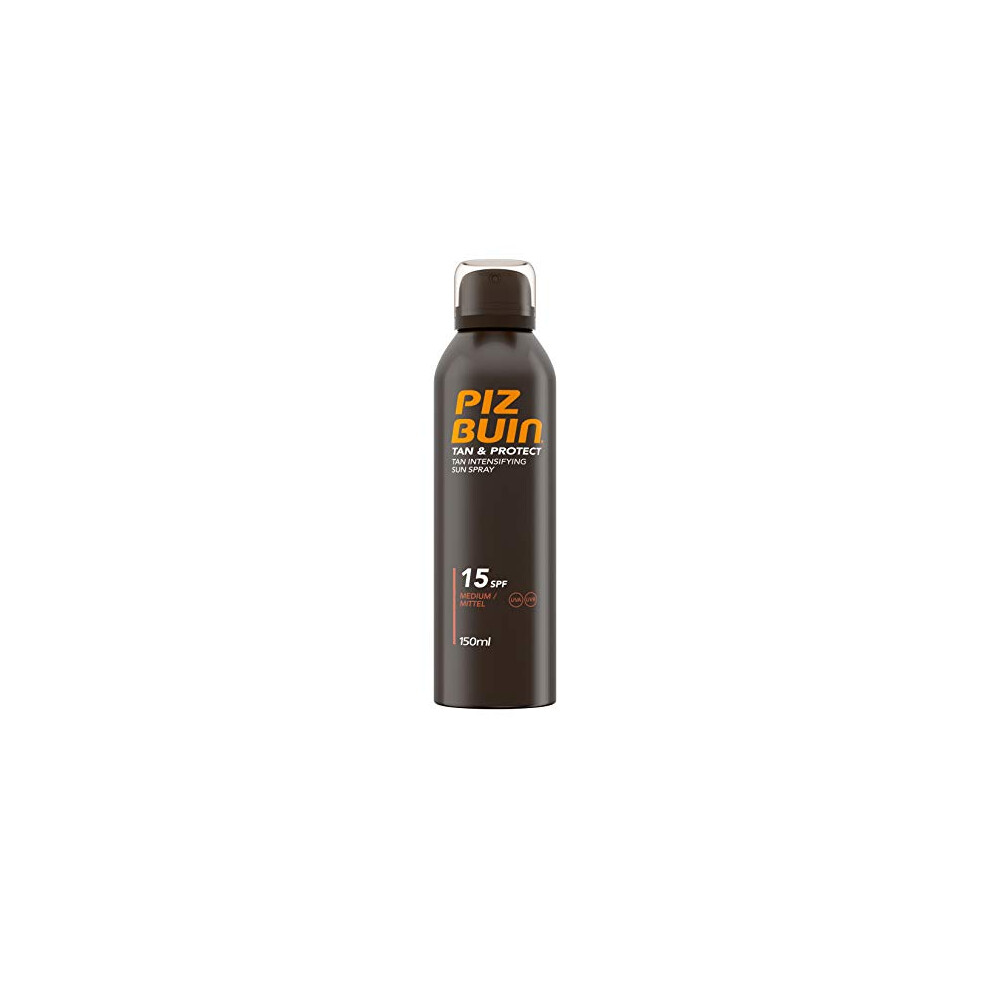 Piz Buin Tan and Protect Intensifying Sun Spray SPF 15, 150ml