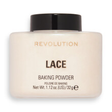 Revolution Beauty London, Loose Baking Powder, Prolongs Makeup Wear, Setting Lace, For Light Skin tones, 32g