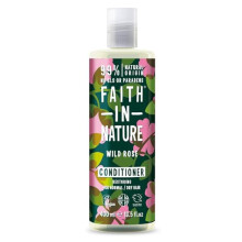 Faith In Nature Natural Wild Rose Conditioner, Nourishing for Normal Hair & Scalp, Vegan & Cruelty Free, No SLS, Silicones or Parabens, 400ml
