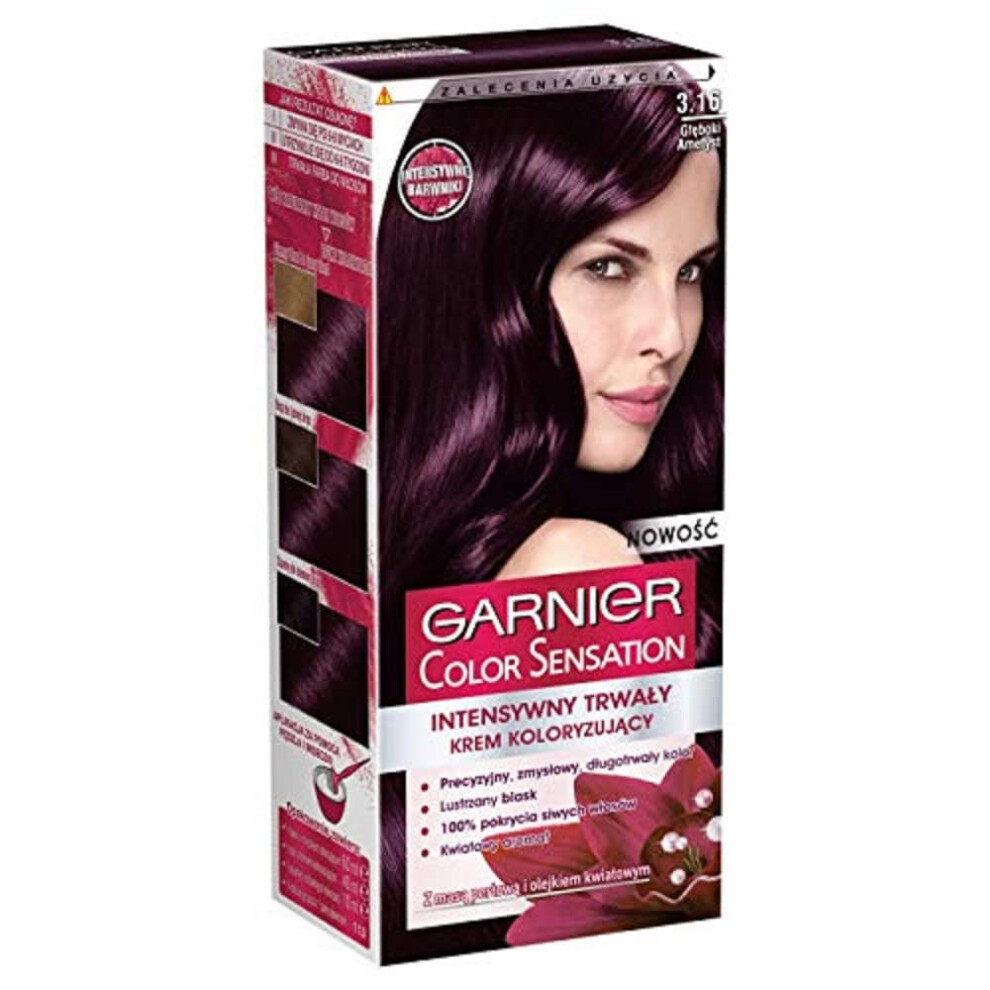 Garnier Colour Sensation Hair Dye 3.16 Deep Amethyst