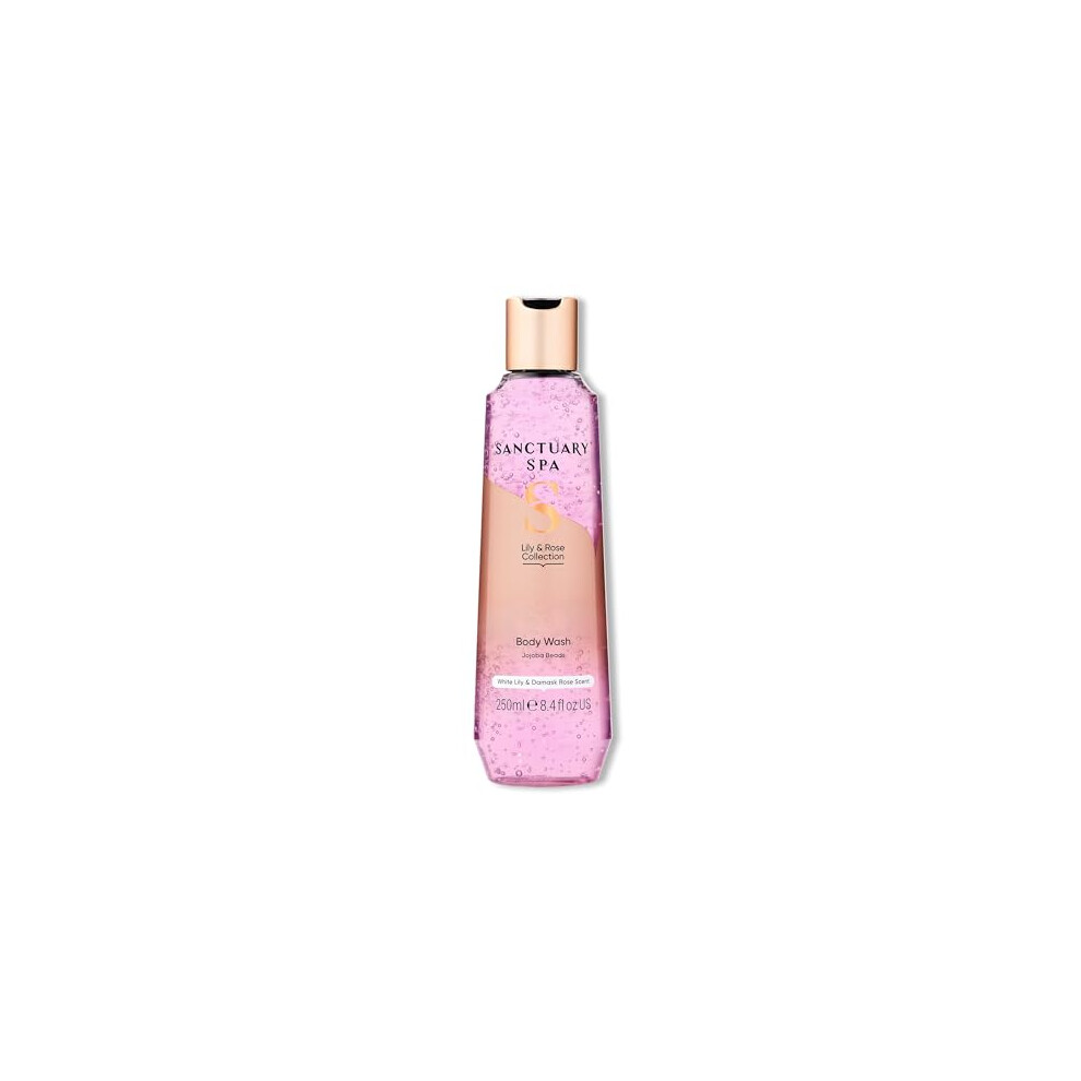 Sanctuary Spa Lily and Rose Shower Gel, Body Wash, Vegan and Cruelty Free, 250ml