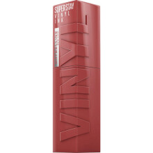 Maybelline New York Lip Colour, Smudge-free, Long Lasting up to 16h, Liquid Lipstick, Shine Finish, SuperStay Vinyl Ink, 115 Peppy