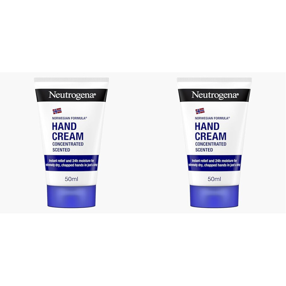 Neutrogena Norwegian Formula Hand Cream, Parfum, 50 ml (Pack of 2)