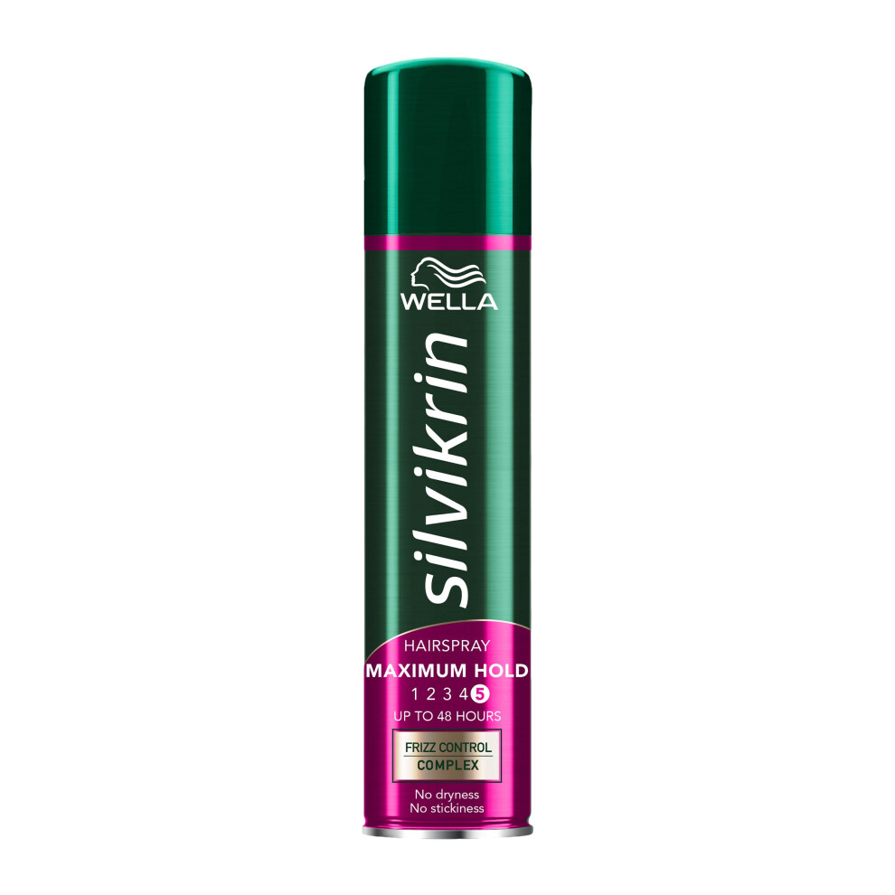 Wella Silvikrin Maximum Hold Hairspray, 75ml