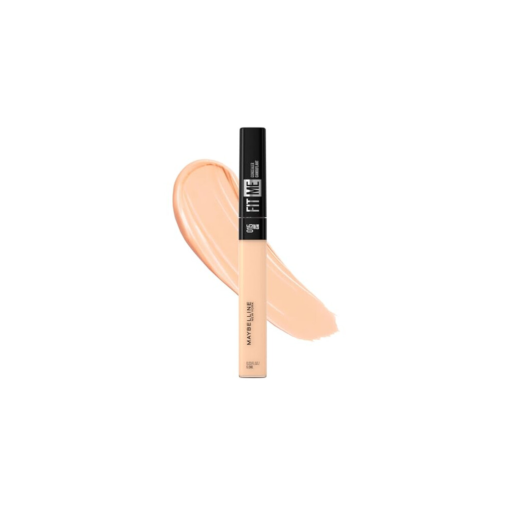 Maybelline Fit Me! Full Coverage Concealer, Matte & Poreless Ultra Blendable, Shade: Light 10, 6.8 ml (Pack of 1)