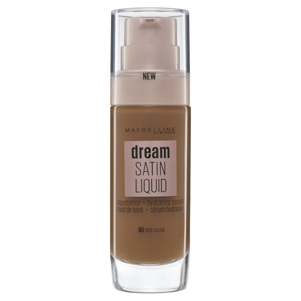 Maybelline Dream Satin Liquid Foundation 72 Rich Cocoa 30ml