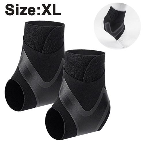 Ankle Brace, Breathable Ankle Supports for Women & Men, Elastic Ankle Braces for Sports Protection - XL