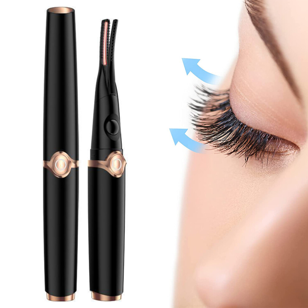 Yohou Heated Eyelash Curler,2 In 1 Clip-Type Usb Rechargeable Eyelash Curler For Women,Electric Heated Lash Curler
