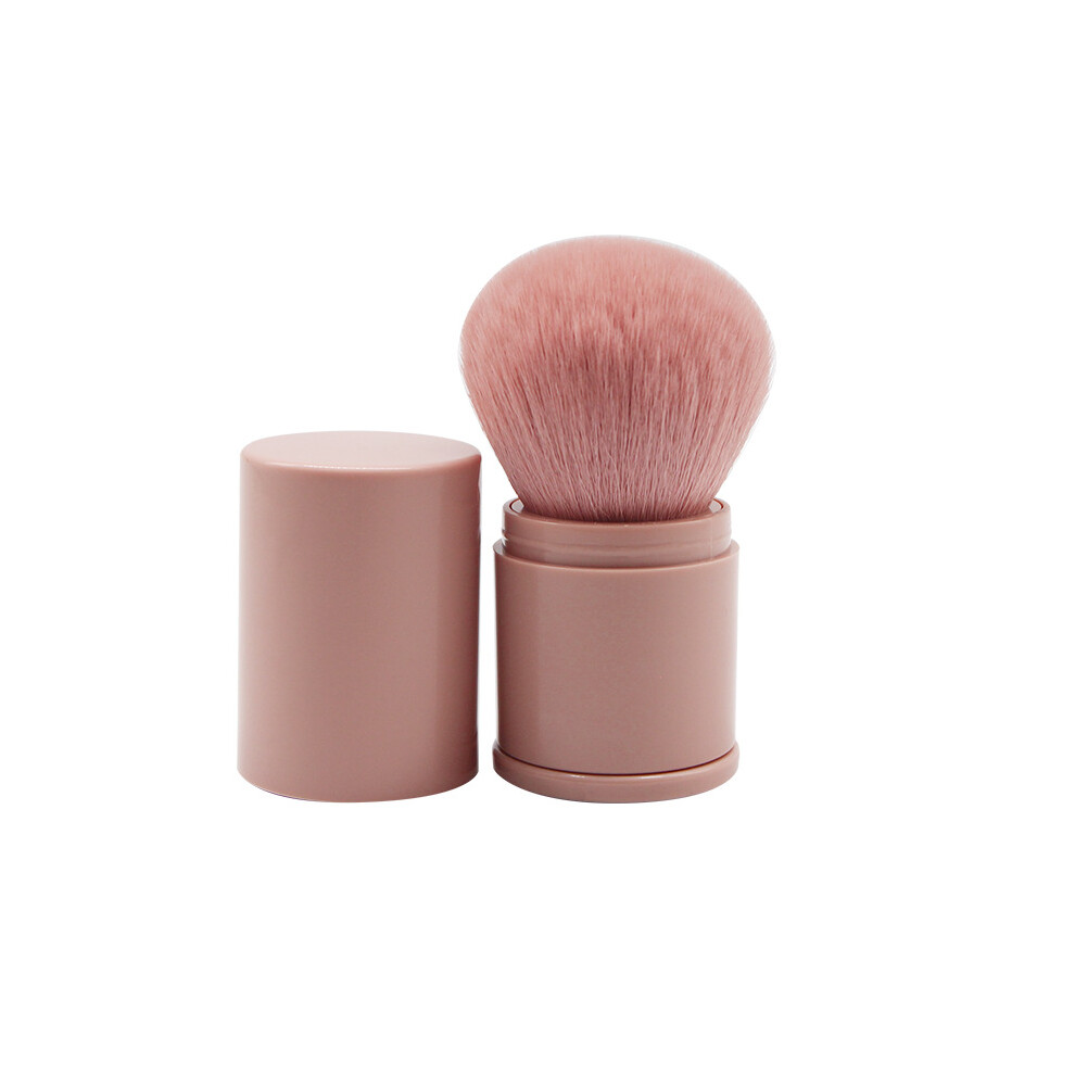 Yohou Retractable Foundation Makeup Brush, Travel Kabuki Makeup Brush Portable Liquid Foundation Brush With Cover