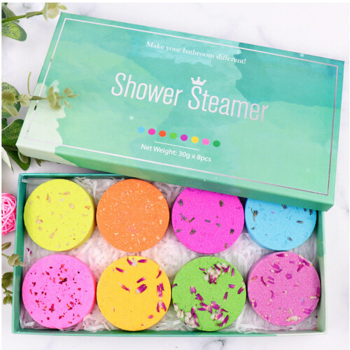 8pcs Shower Bombs For Aromatherapy And Stress Relief
