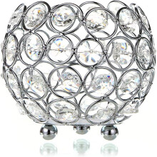10cm Crystal Bowl Votive Candleholder Sparkly Tea Light Candle Holders Candle Lanterns Candlestick