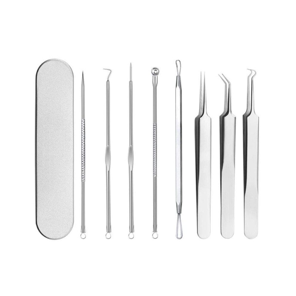 Yohou Blackhead Removers Comedone Pimple Removal Extractors Acne Blemish Needles Tool Kit Treatment