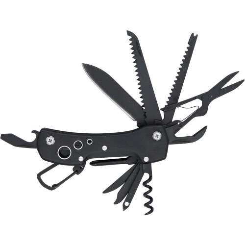 15-In-1 Pocket Knife, Multi-Tool With Nylon Sheath