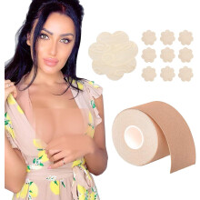 Breast Lift Tape Adhesive Bra Nipple Cover,A-G Cup