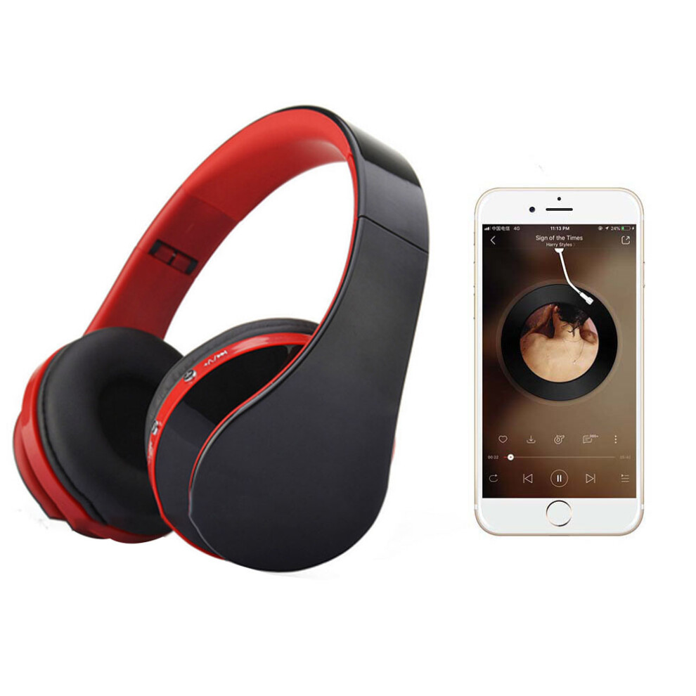 Yohou Bluetooth Headphones Wireless, Over Ear Headset With Microphone, Foldable And Lightweight, Mp3 Mode And Fm Radio