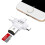 4 in 1 SD Card Reader Adapter External Storage Memory Expansion Helper with Type -C,Micro USB,USB 2.0 1