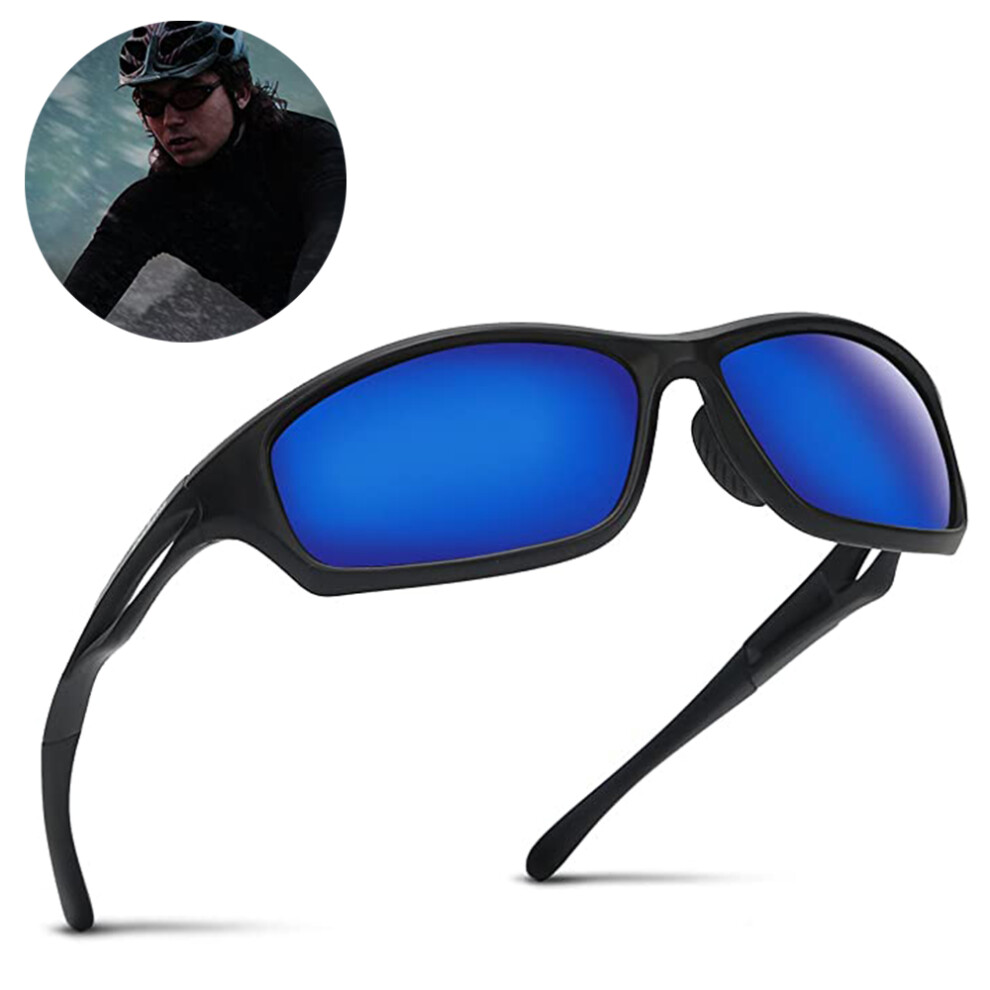 Polarized Sports Sunglasses for Men Women Running Cycling Fishing Golf Driving Shades Sunglasses