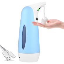 Automatic Soap Dispenser, 400Ml Non-Contact Infrared Sensor Soap Dispenser, With Usb Charging And Deep Waterproof