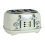 Charles Bentley Charles Bentley 4 Slice Toaster Stainless Steel Browning Control Dial with 6 Levels Cream & Chrome Crumb Tray Cancel Defrost Reheat Settings 2