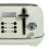 Charles Bentley Charles Bentley 4 Slice Toaster Stainless Steel Browning Control Dial with 6 Levels Cream & Chrome Crumb Tray Cancel Defrost Reheat Settings 3