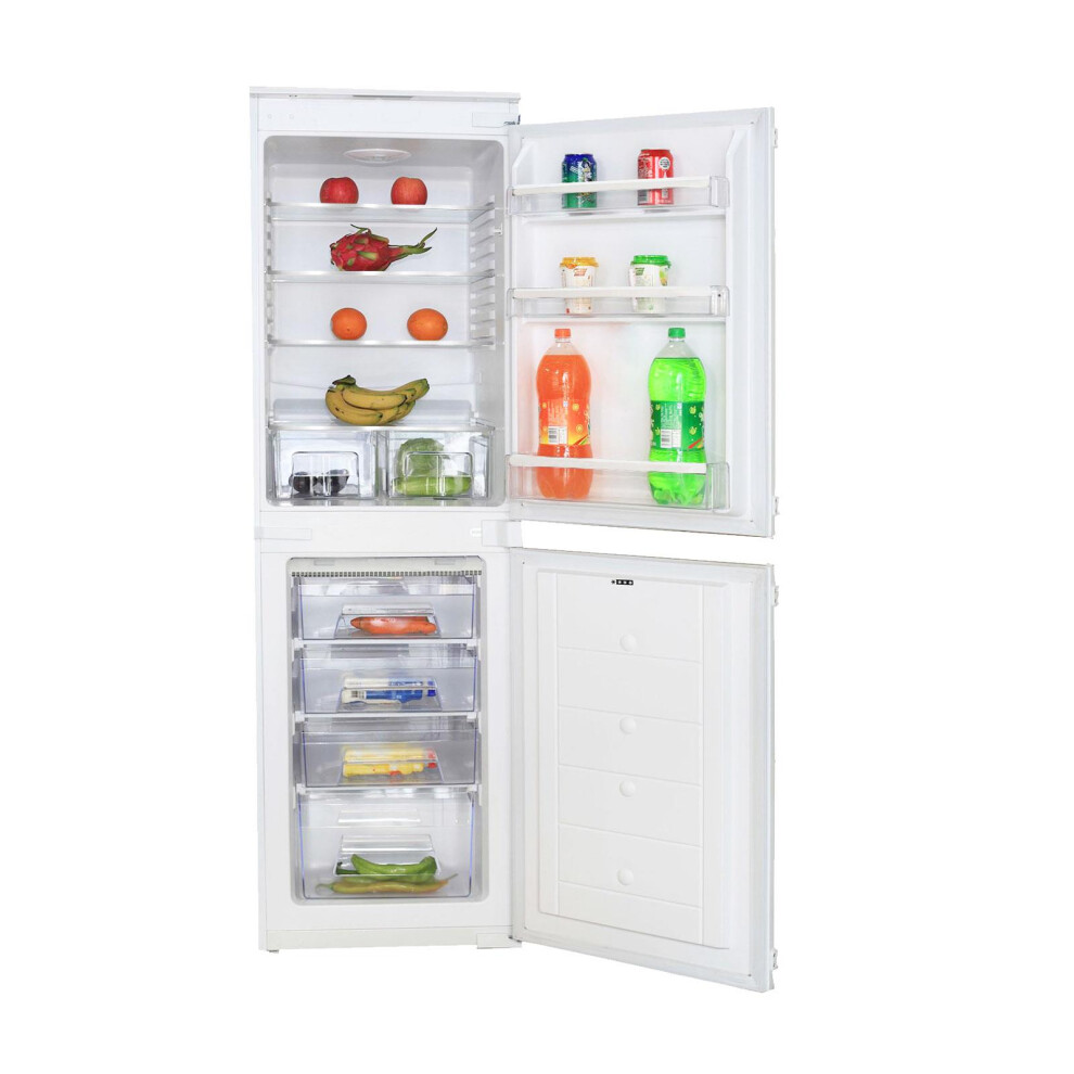 SIA RFF102/E 50/50 Integrated White Built In Frost Free Fridge Freezer