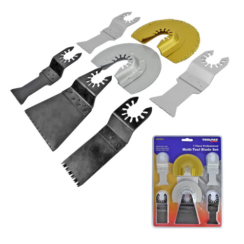Toolpak 7-Piece Multi-Tool Blade Set  - MTB-SET07