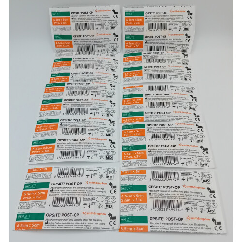 Opsite 5cm x 6.5cm Pack of 10 - REF: 66000708 1