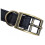 HugglePets (X Small, Black) HugglePets Legacy Leather Dog Collar 6