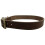 HugglePets (X Small, Chocolate) HugglePets Legacy Leather Dog Collar 3
