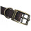 HugglePets (Small, Chocolate) HugglePets Legacy Leather Dog Collar 4