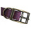 HugglePets (Medium, Merlot) HugglePets Legacy Leather Dog Collar 6