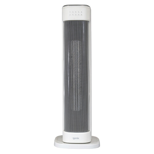 Igenix Oscillating Tower Heater with 3 Heat Modes, White Igenix IGHT020DW 1