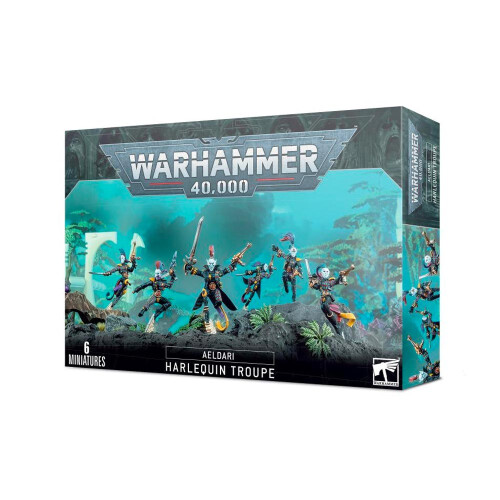 Warhammer Games Workshop Aeldari: Harlequin Troupe Warhammer 40k 58-10 - Tabletop Miniatures Wargame