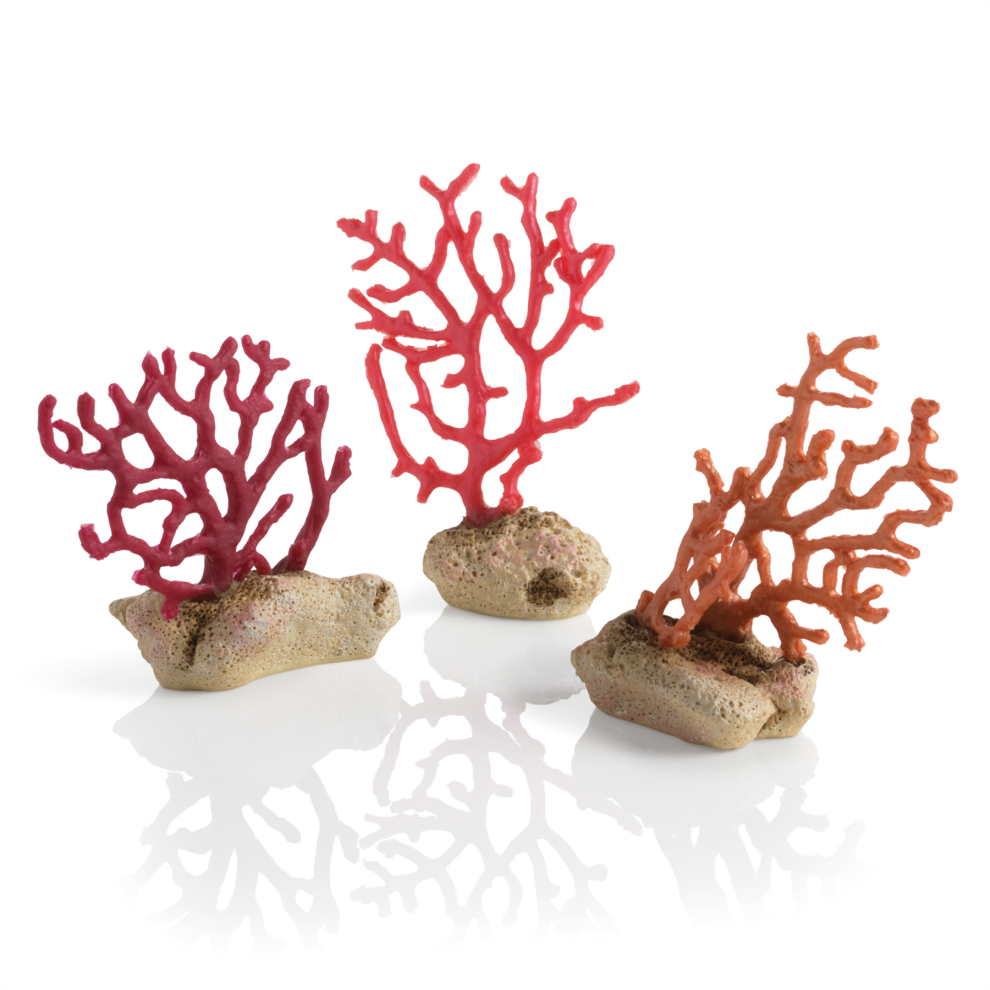 Oase biOrb Sea Whips Set of 3 Plastic Plant Coral Aquarium Fish Tank Decoration Ornaments