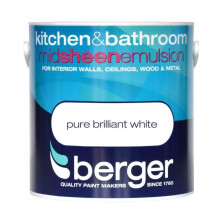 Berger - Kitchen & Bathroom Midsheen 2.5L - Pure Brilliant White