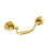 Securit - Brass Drop Handle Rear Fix - 63mm 2